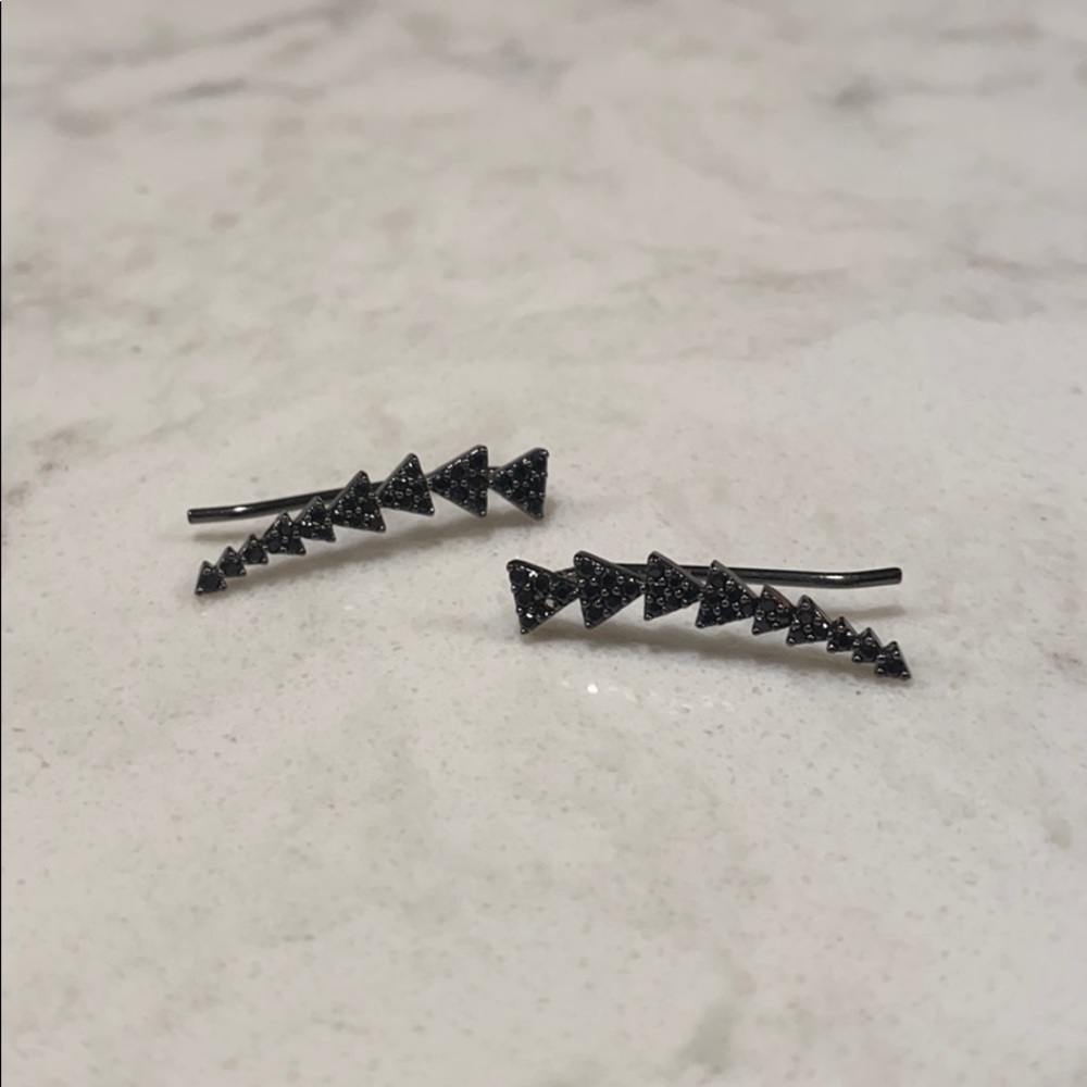 Stella & Dot Pave Ear Climbers